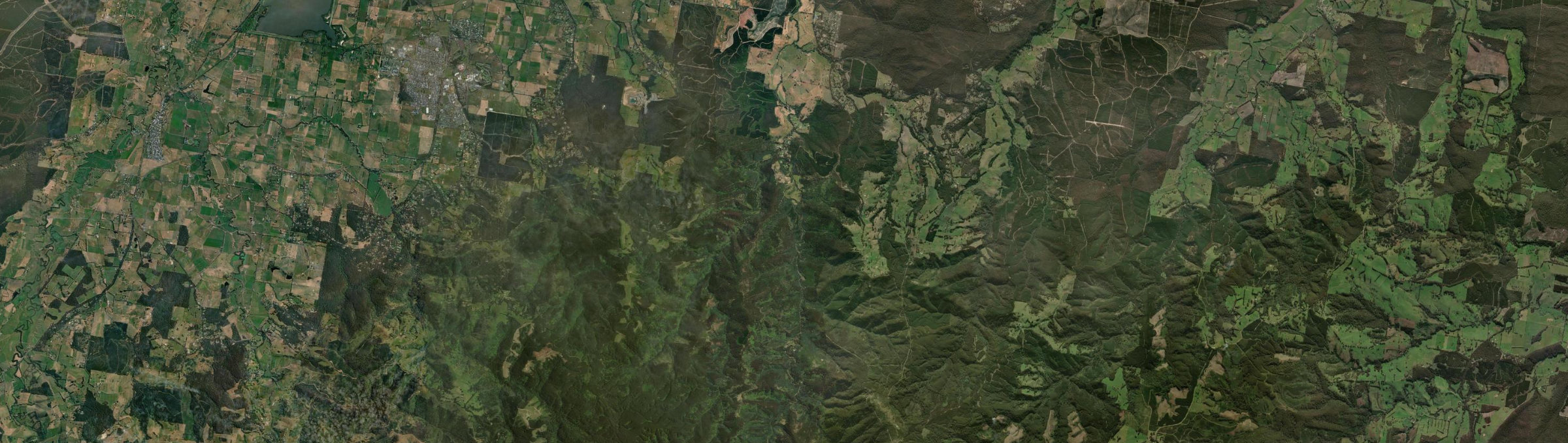 Aerial view of Koornalla, VIC