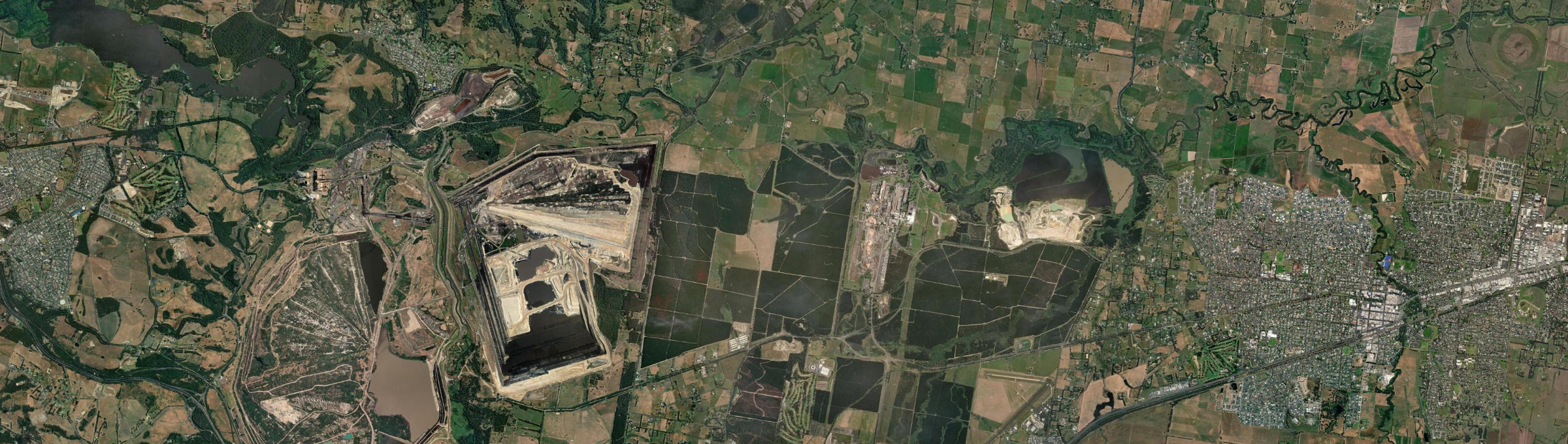 Aerial view of Maryvale (Vic.), VIC