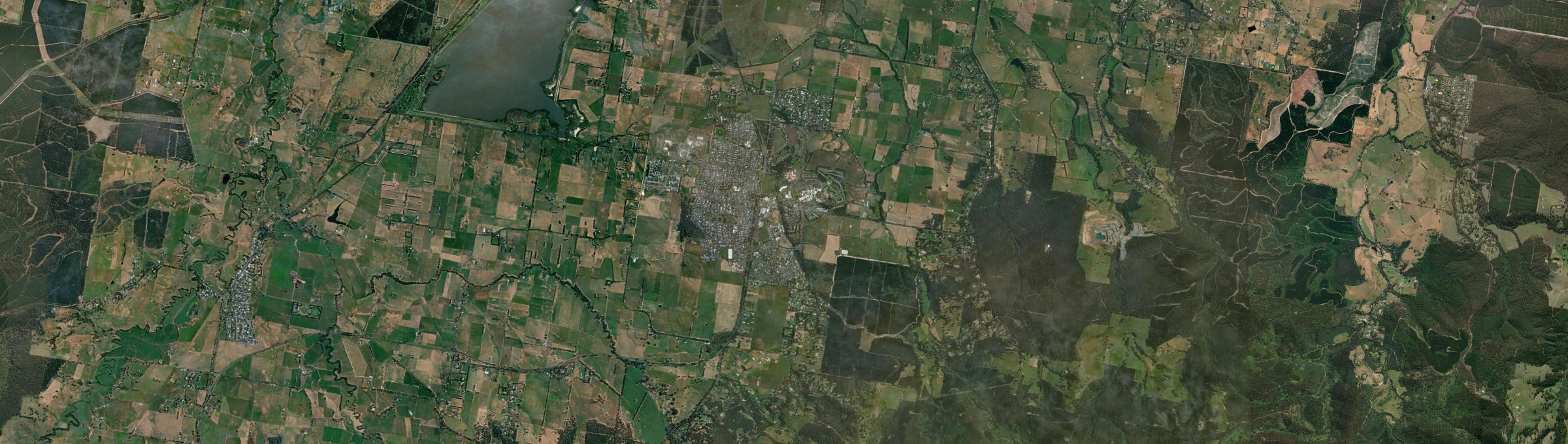 Aerial view of Churchill (Vic.), VIC