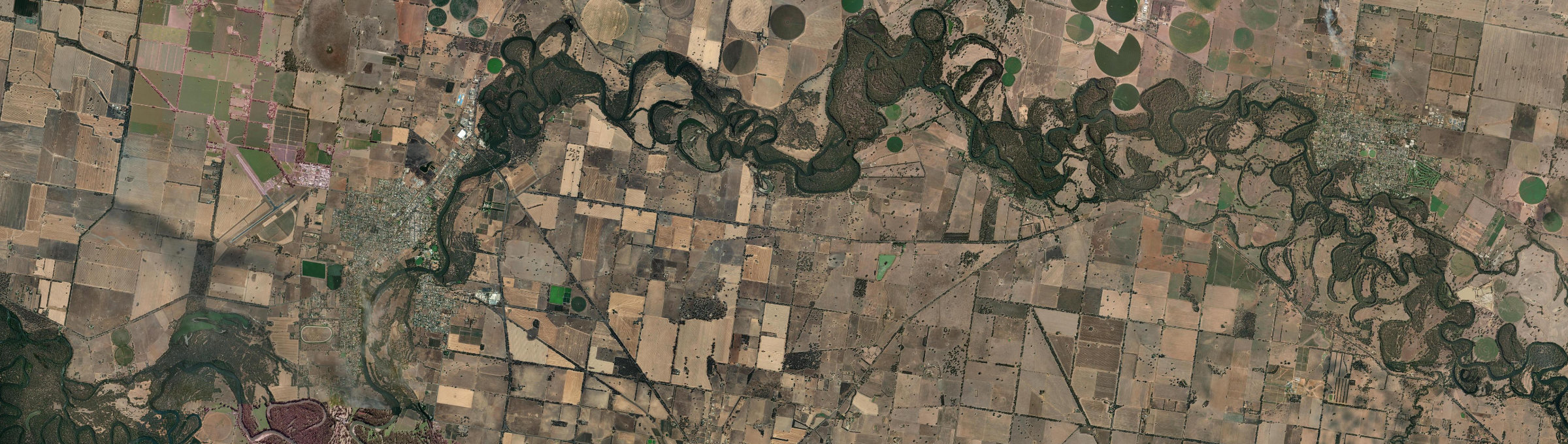 Aerial view of Carlyle, VIC