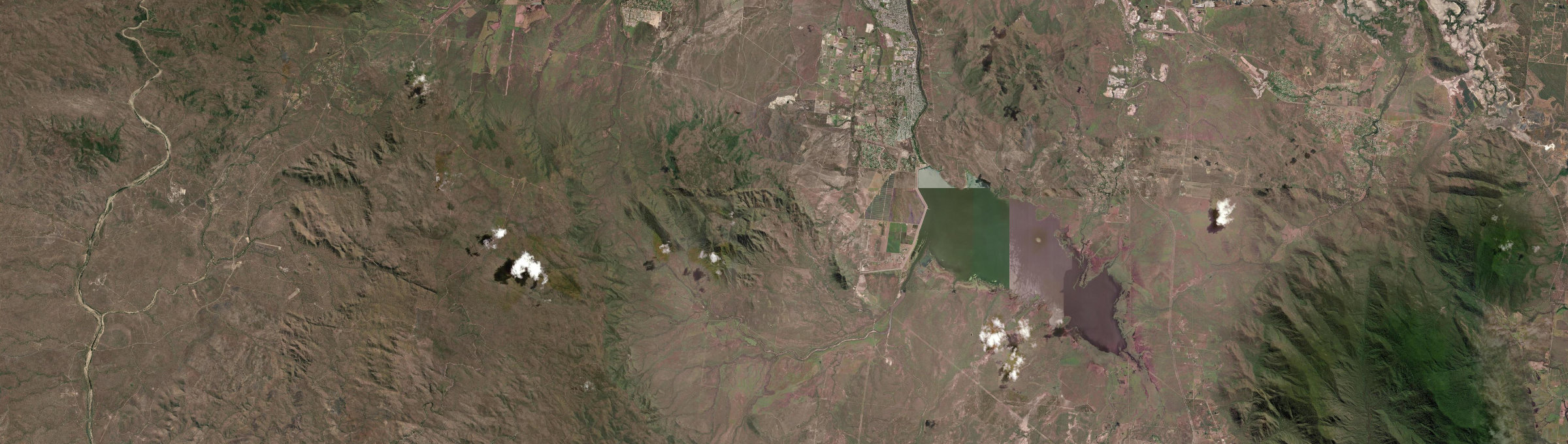 Aerial view of Pinnacles, QLD