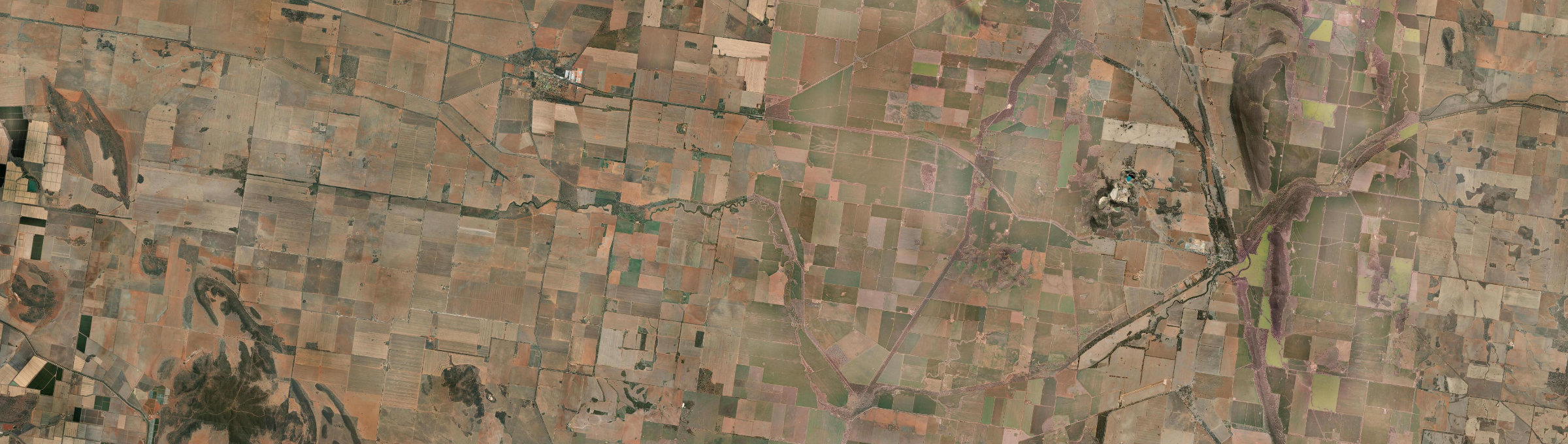 Aerial view of Moombooldool, NSW