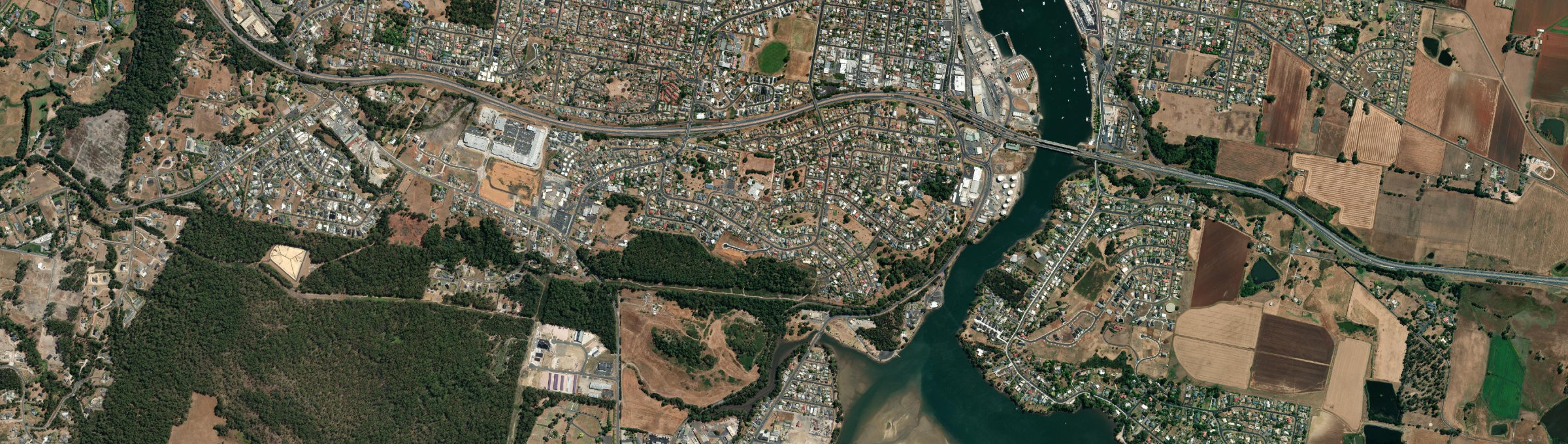 Aerial view of Miandetta (Tas.), TAS