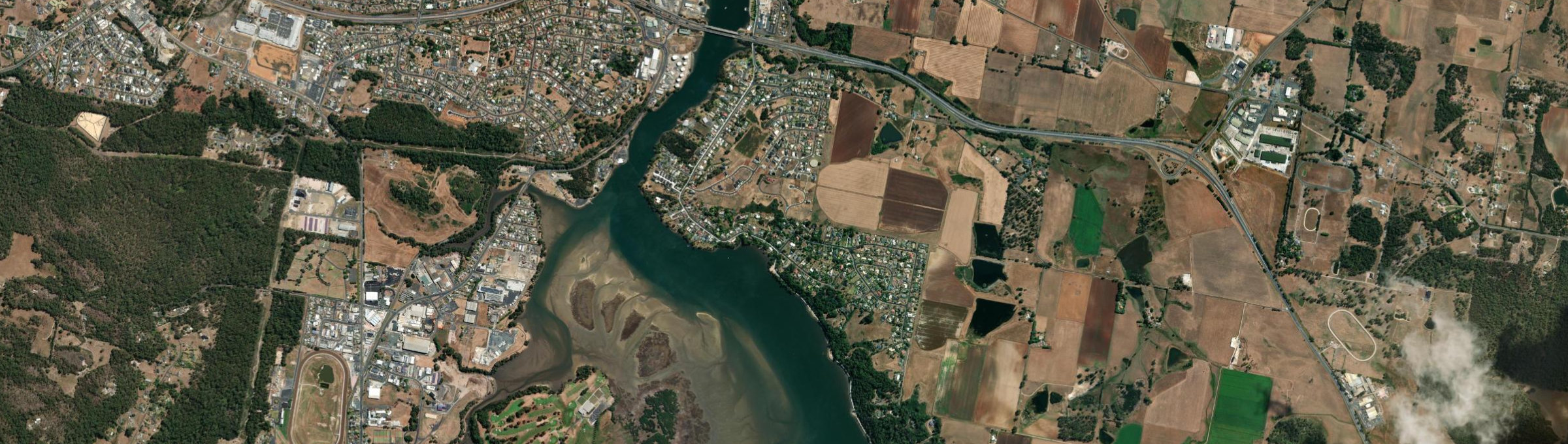 Aerial view of Ambleside, TAS