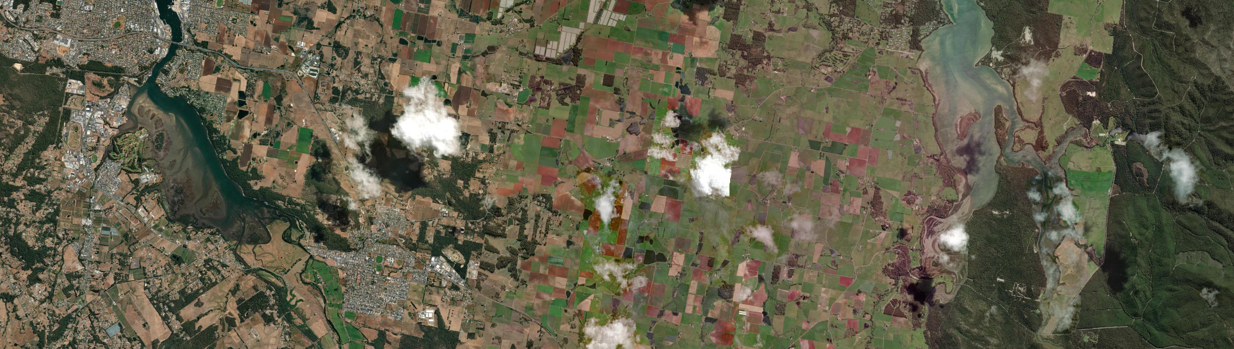 Aerial view of Moriarty, TAS