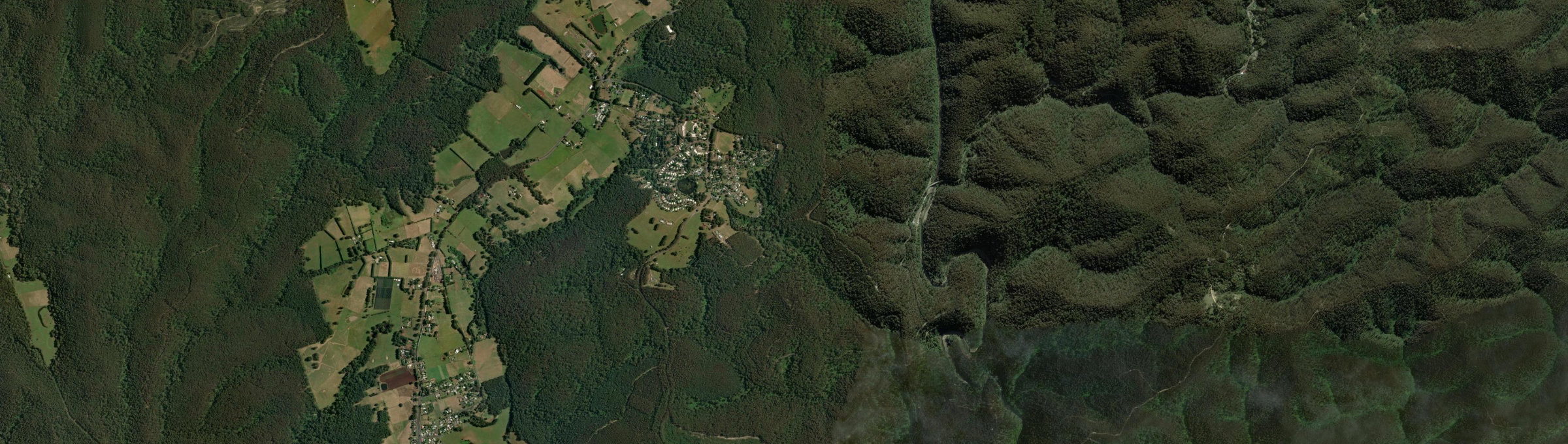 Aerial view of Rawson, VIC