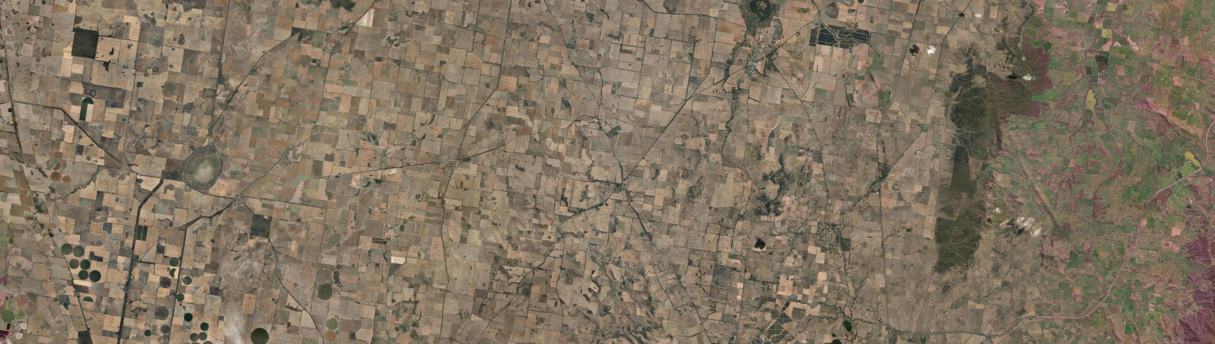 Aerial view of Burrumbuttock, NSW
