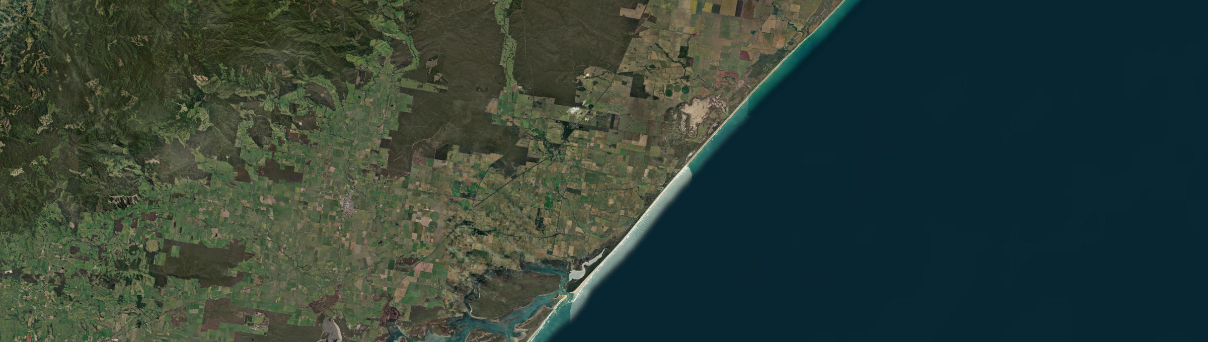 Aerial view of Woodside (Vic.), VIC