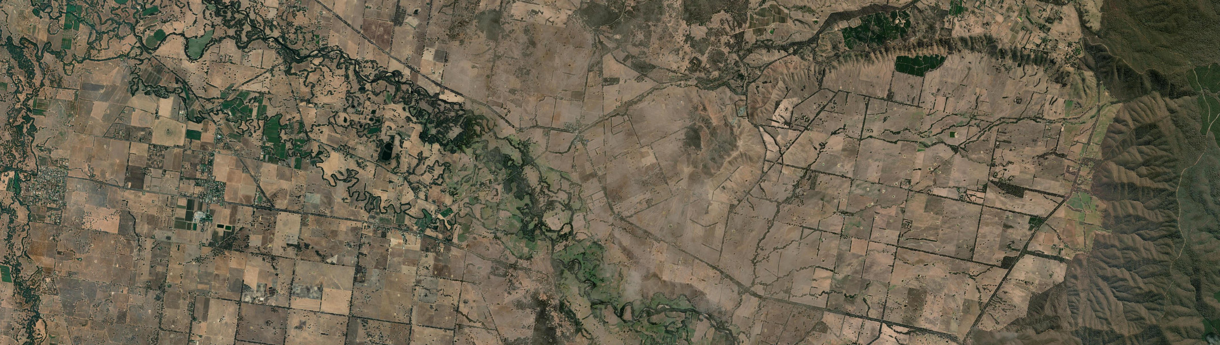 Aerial view of Everton, VIC