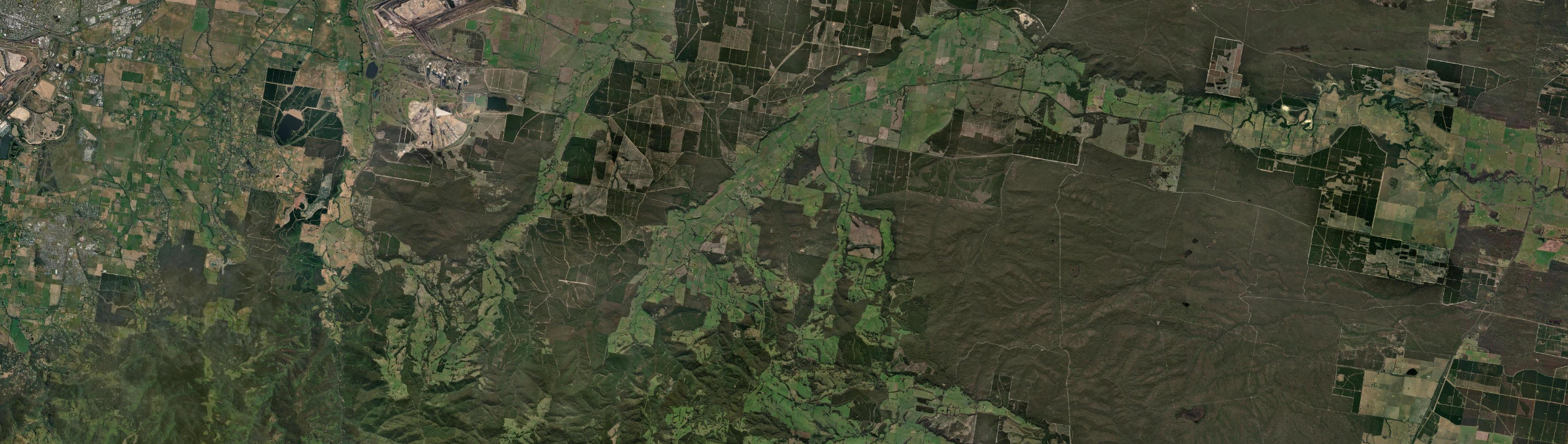 Aerial view of Gormandale, VIC
