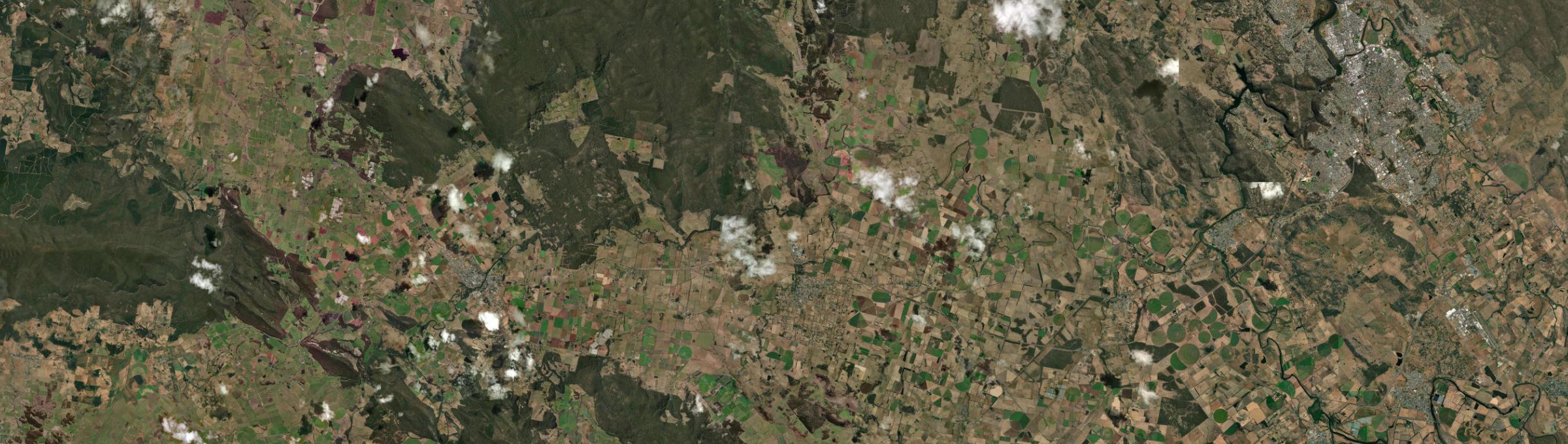 Aerial view of Westbury (Tas.), TAS