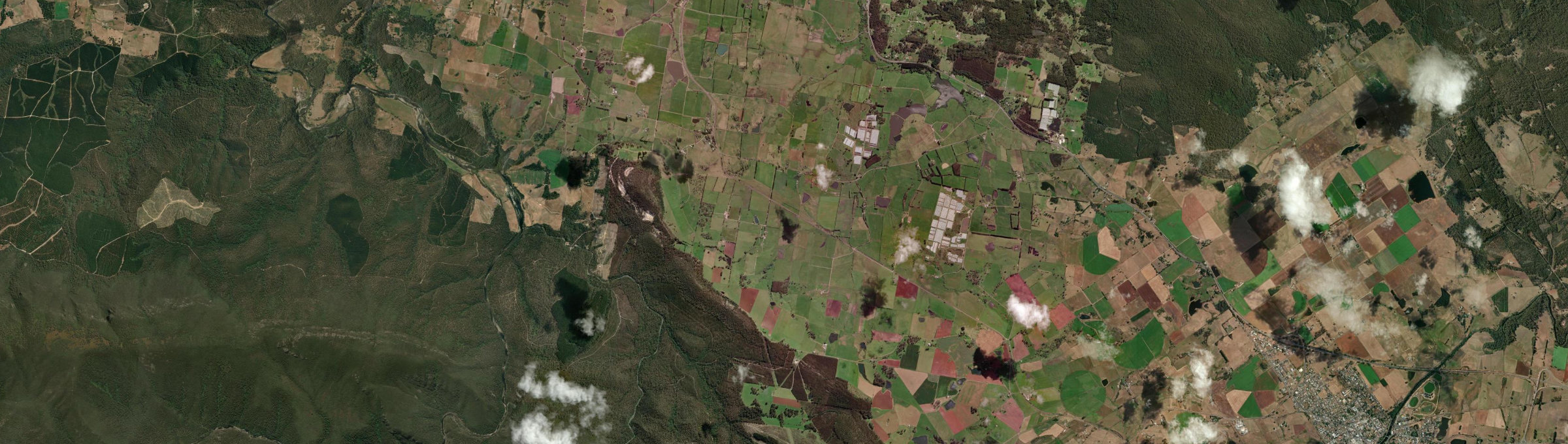 Aerial view of Dunorlan, TAS