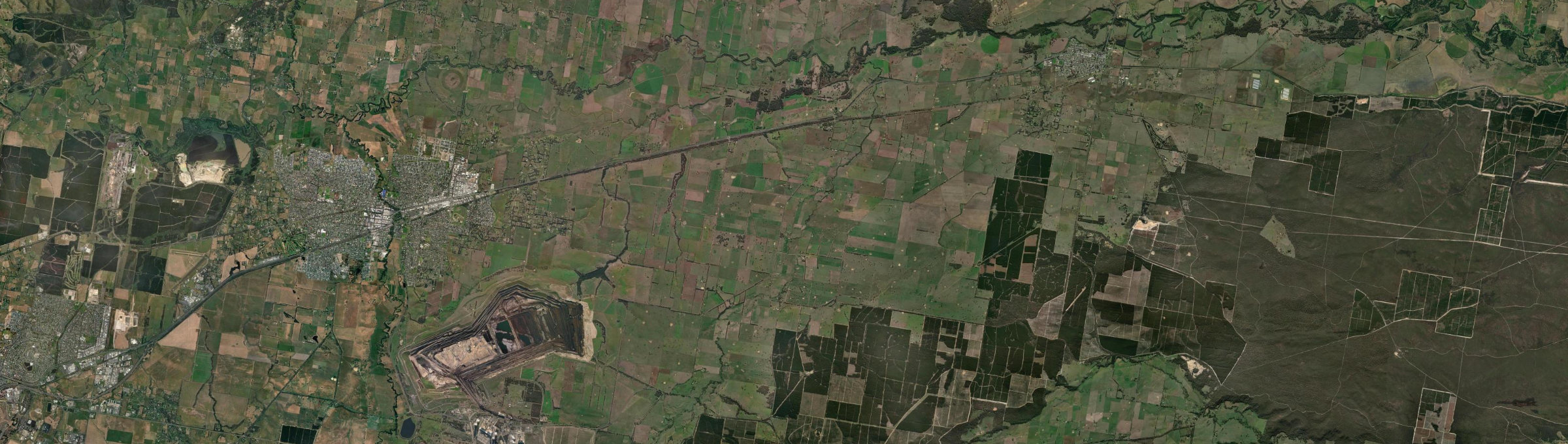 Aerial view of Flynn (Vic.), VIC