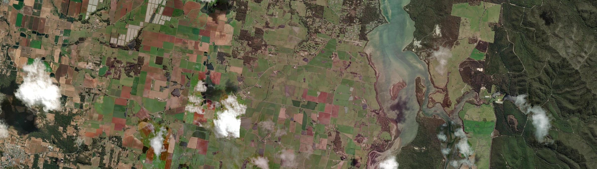 Aerial view of Thirlstane, TAS