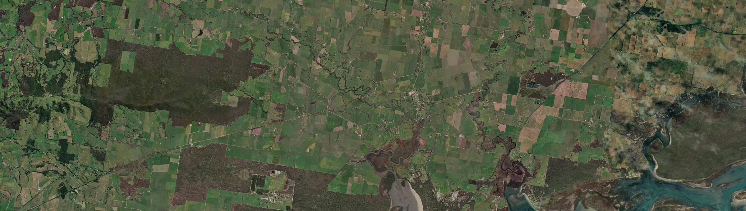 Aerial view of Alberton (Vic.), VIC