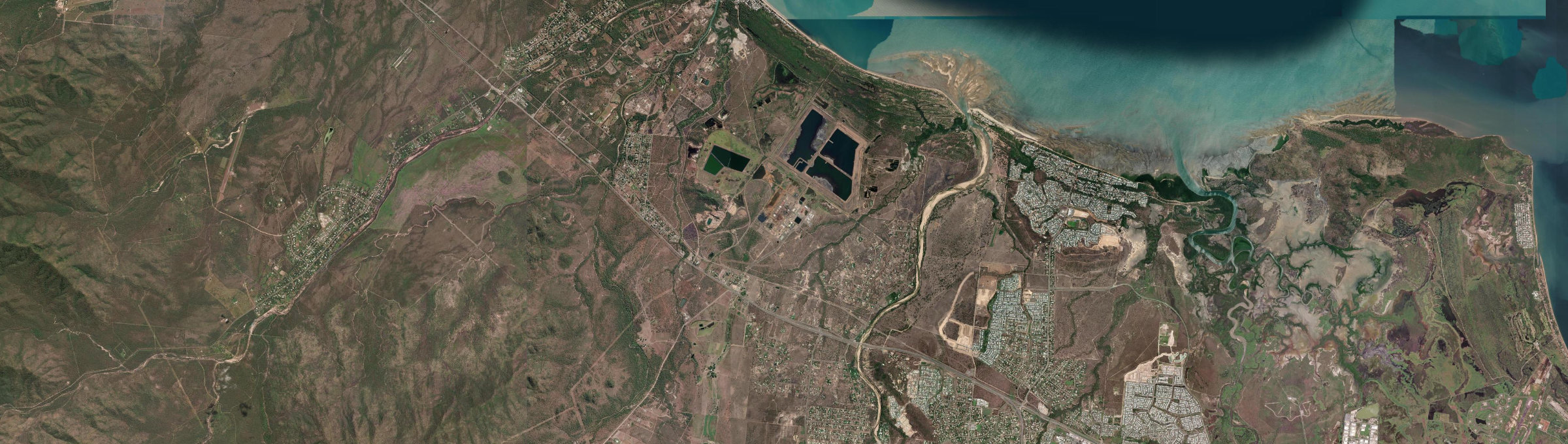 Aerial view of Yabulu, QLD