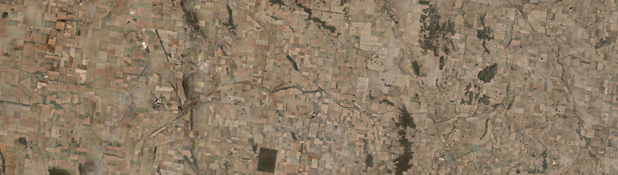 Aerial view of Ariah Park, NSW