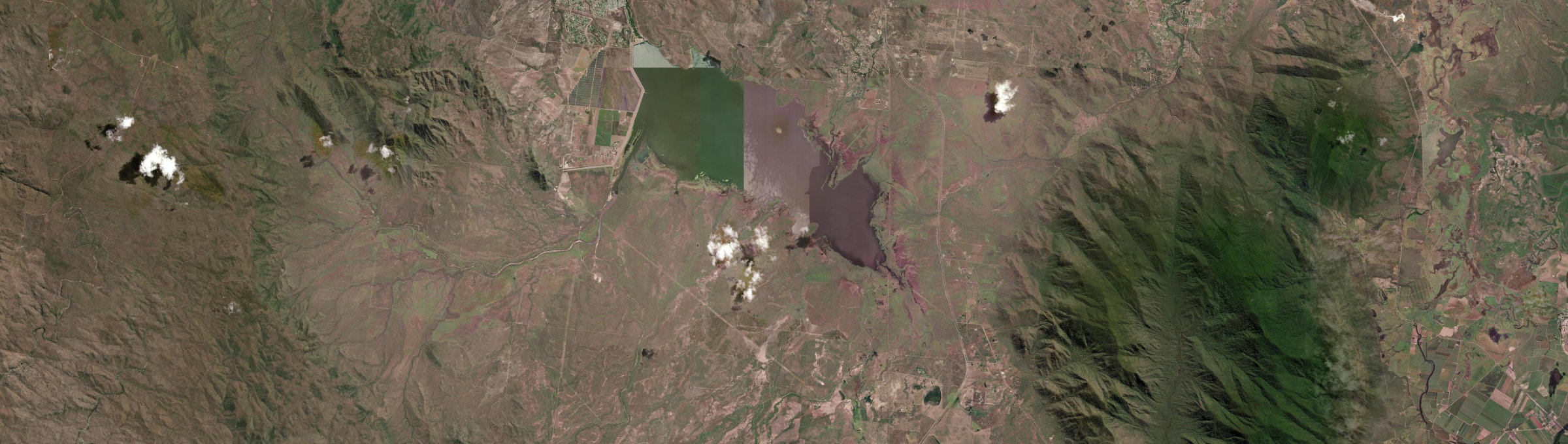 Aerial view of Ross River, QLD
