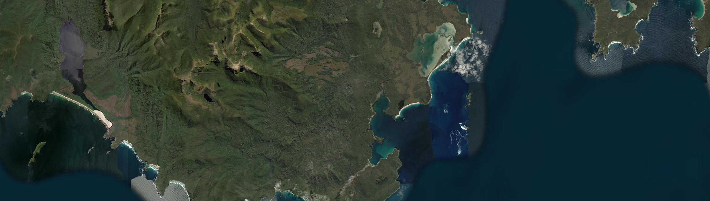 Aerial view of Recherche, TAS