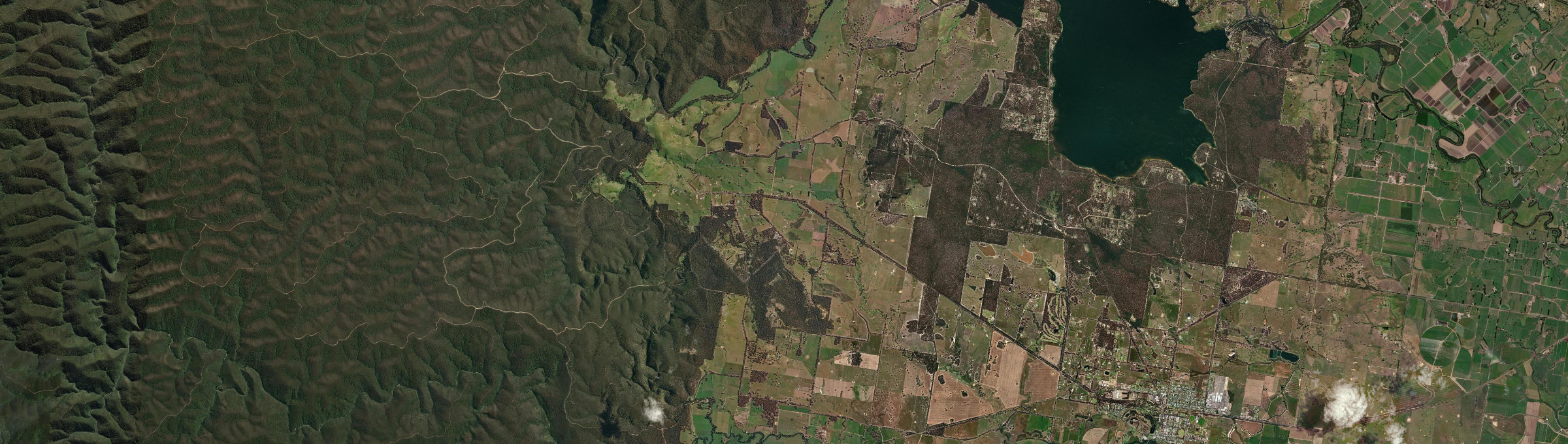 Aerial view of Seaton (Vic.), VIC