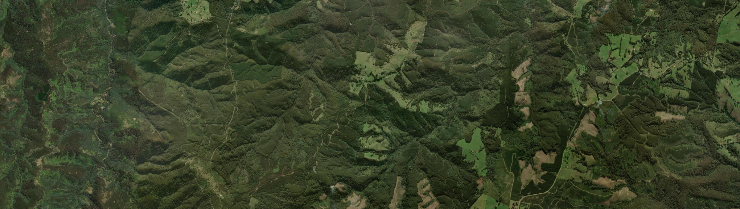 Aerial view of Callignee South, VIC