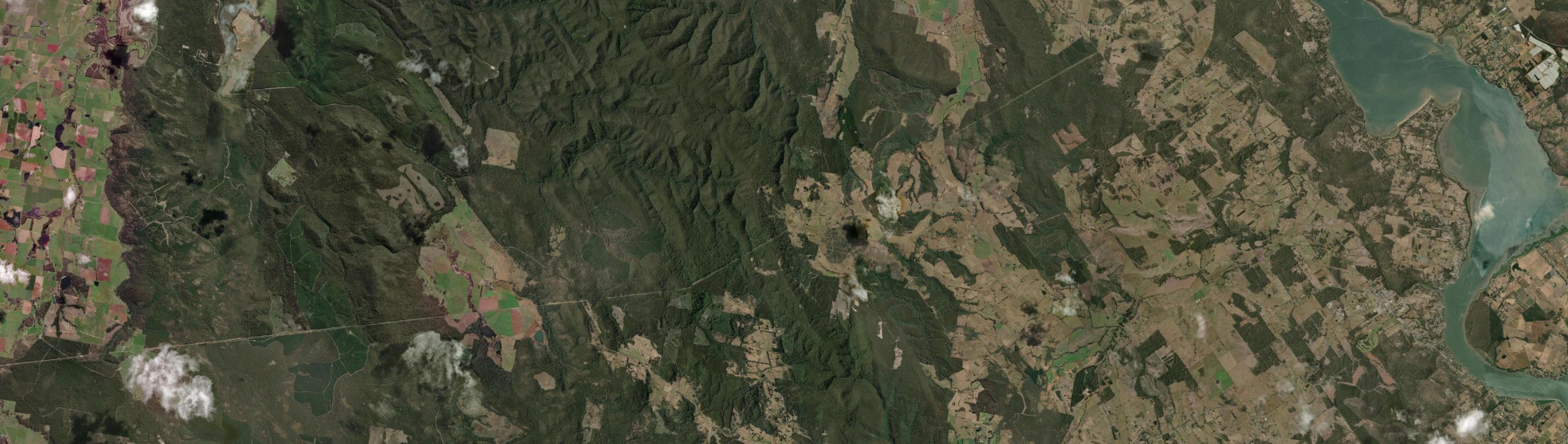 Aerial view of Holwell, TAS