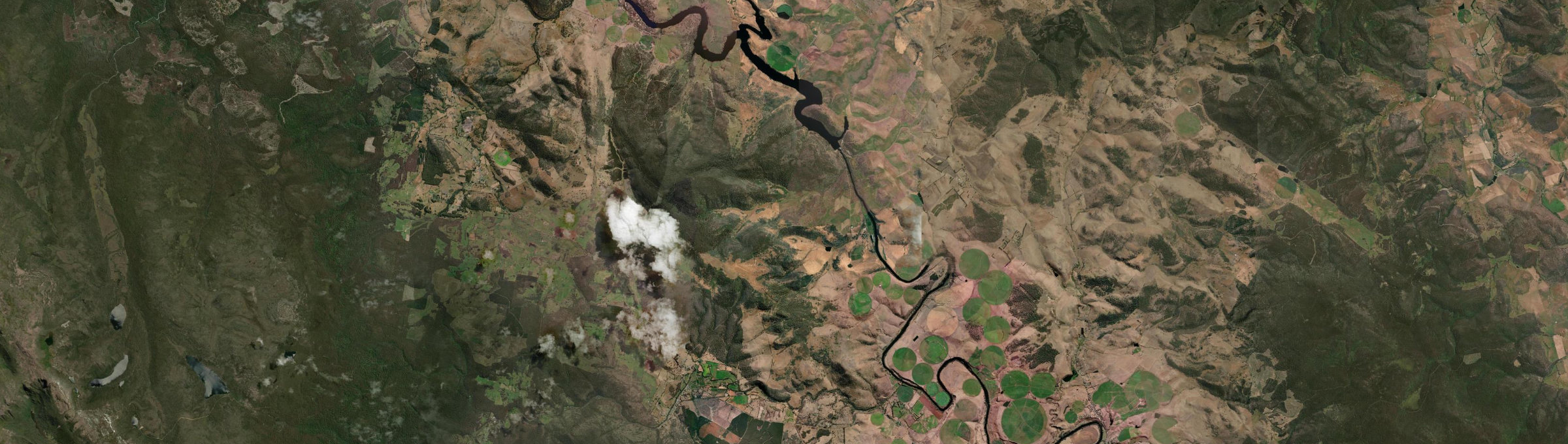 Aerial view of Meadowbank (Tas.), TAS