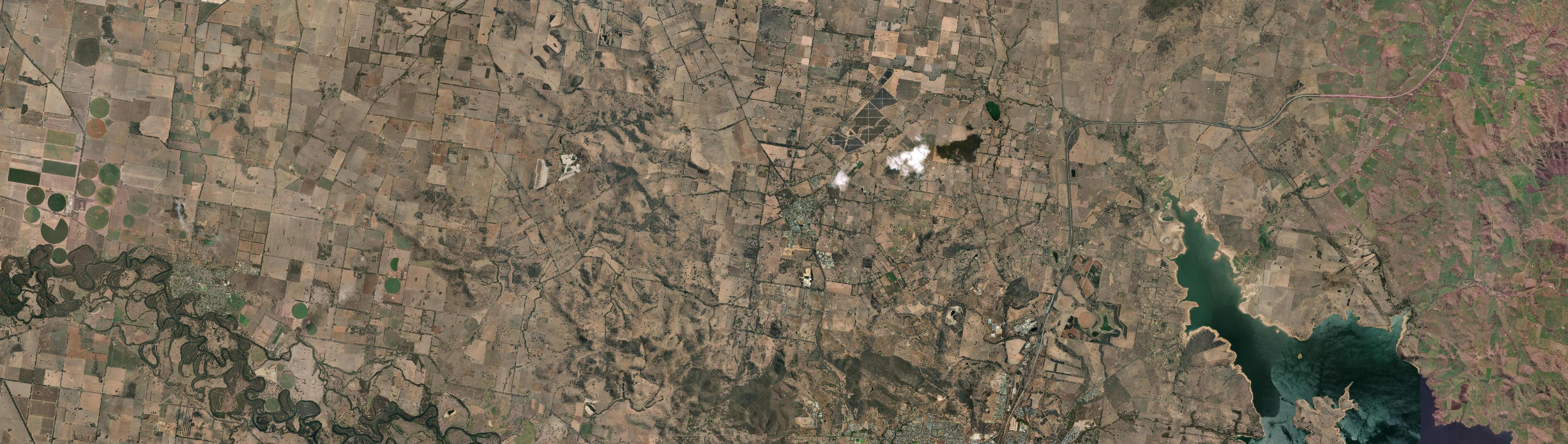 Aerial view of Jindera, NSW