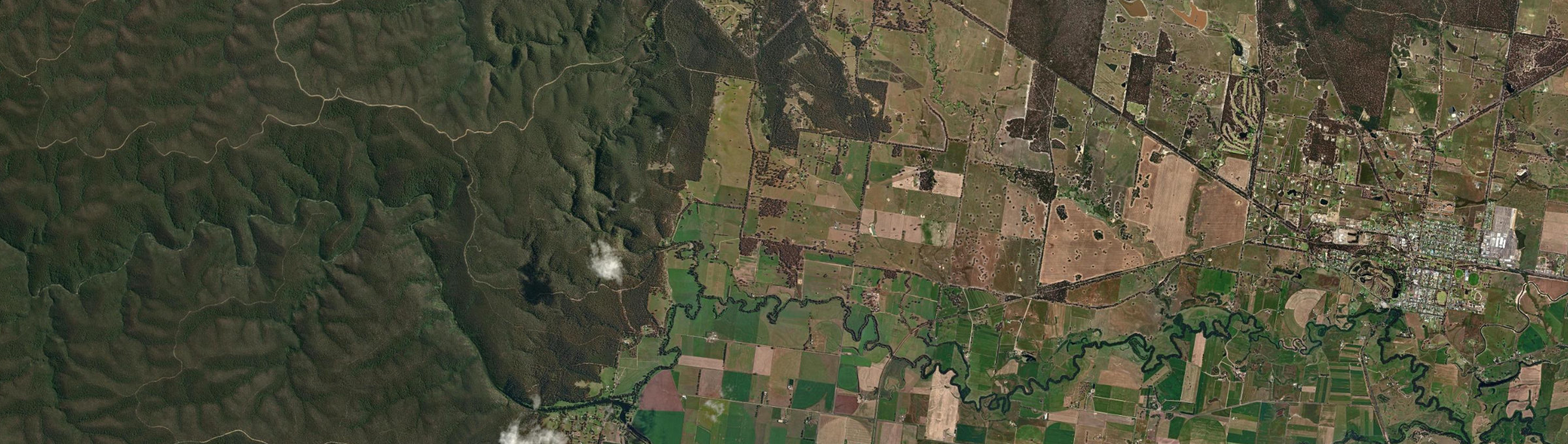 Aerial view of Dawson (Vic.), VIC
