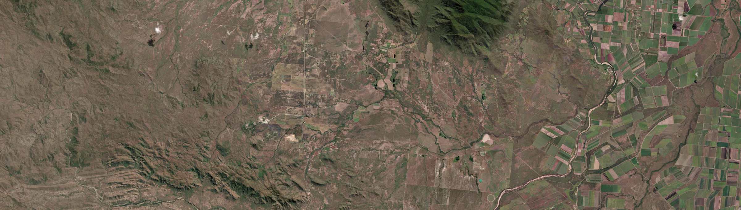 Aerial view of Woodstock (Qld), QLD