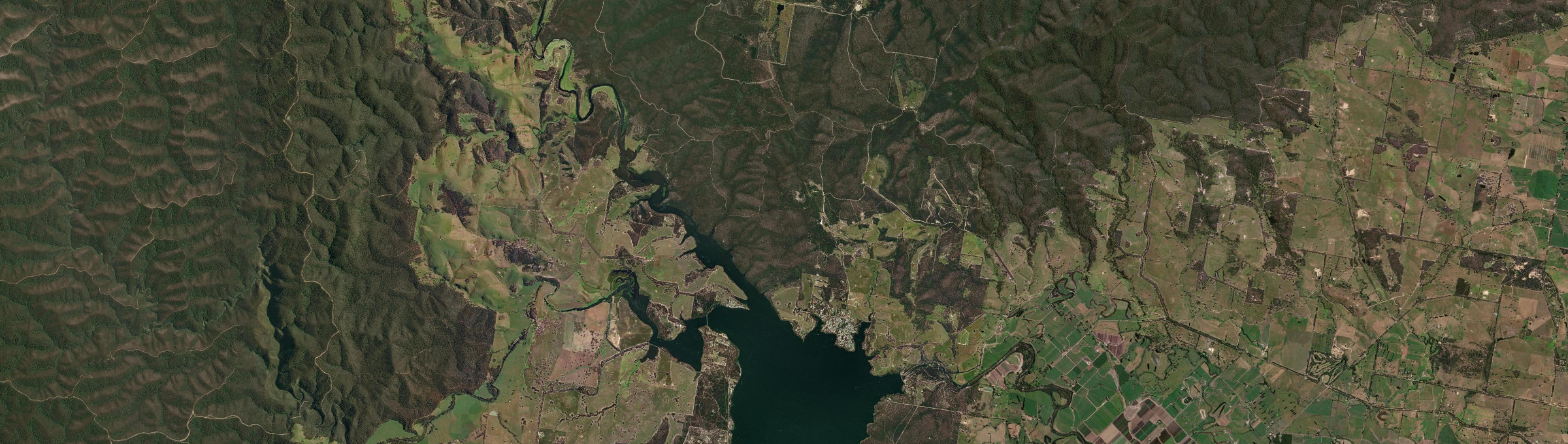 Aerial view of Coongulla, VIC