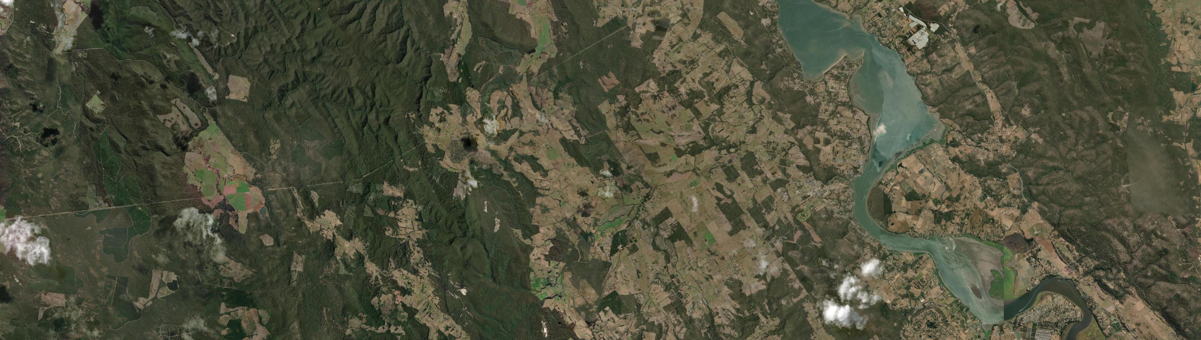 Aerial view of Winkleigh, TAS