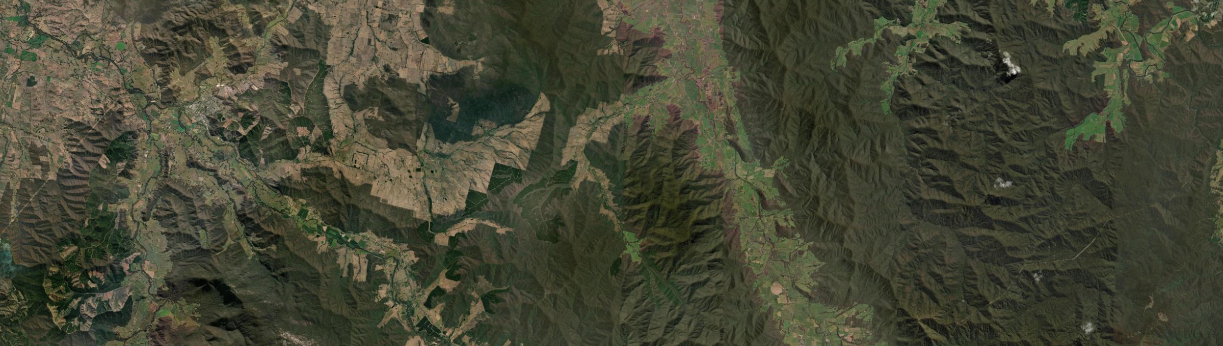 Aerial view of Kancoona, VIC