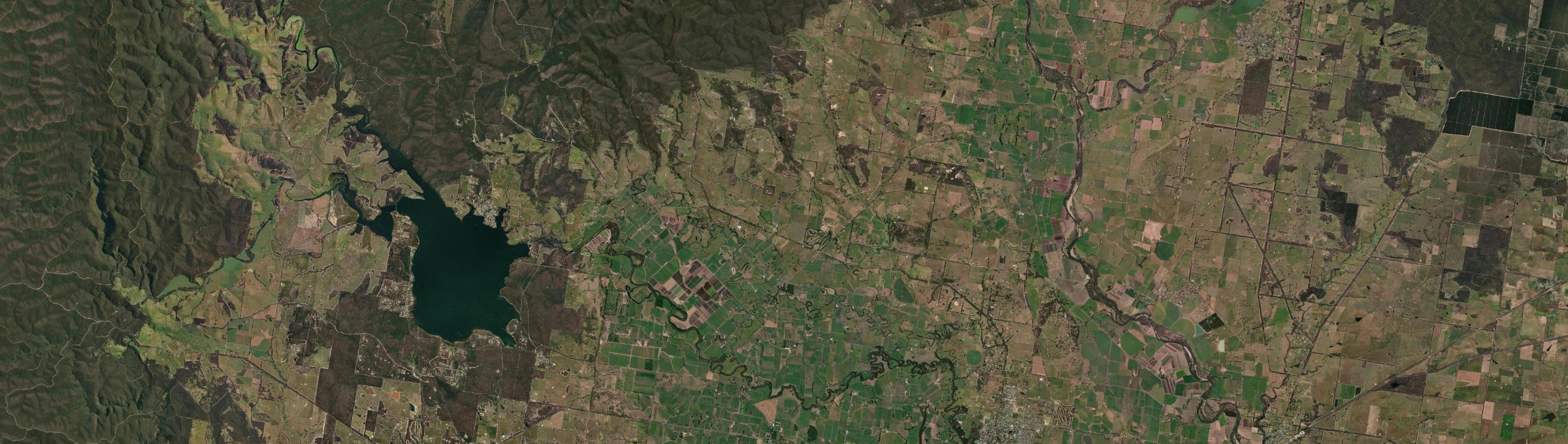 Aerial view of Newry, VIC