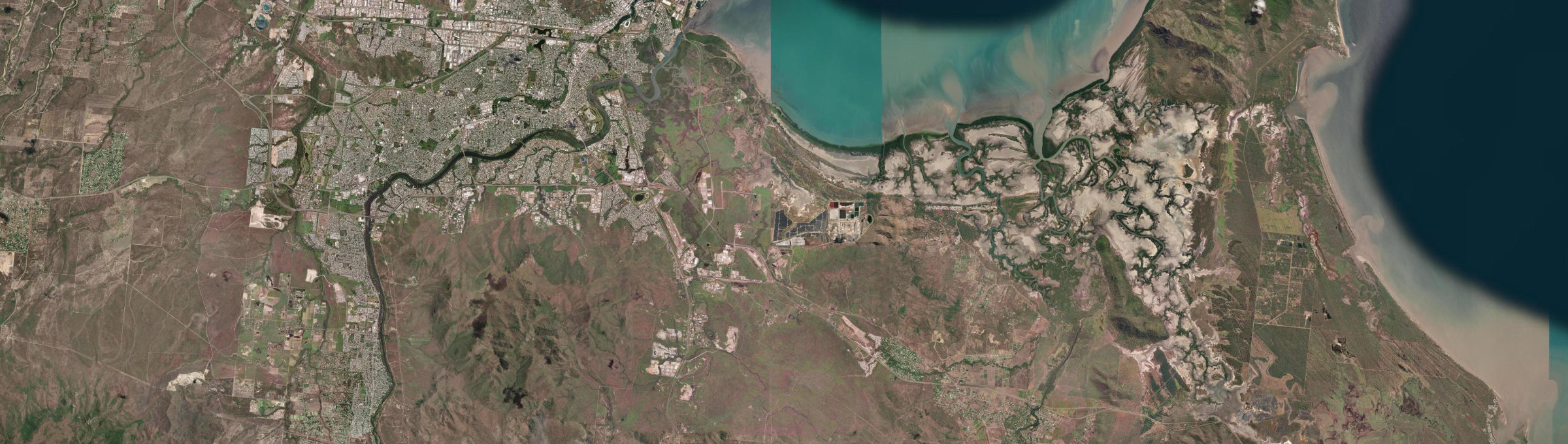 Aerial view of Stuart (Qld), QLD