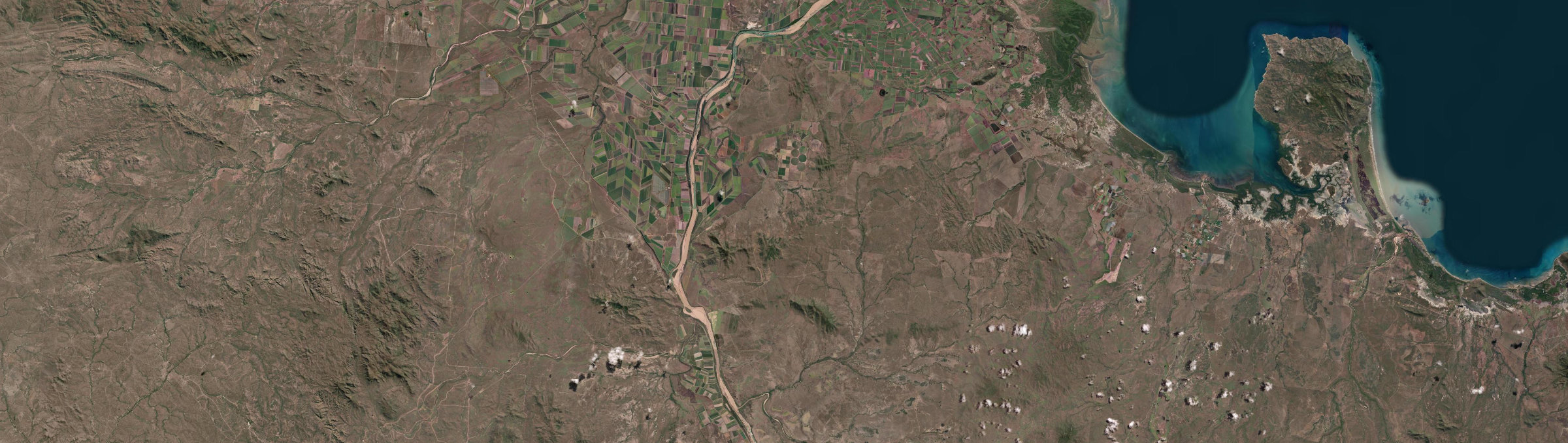 Aerial view of Kirknie, QLD