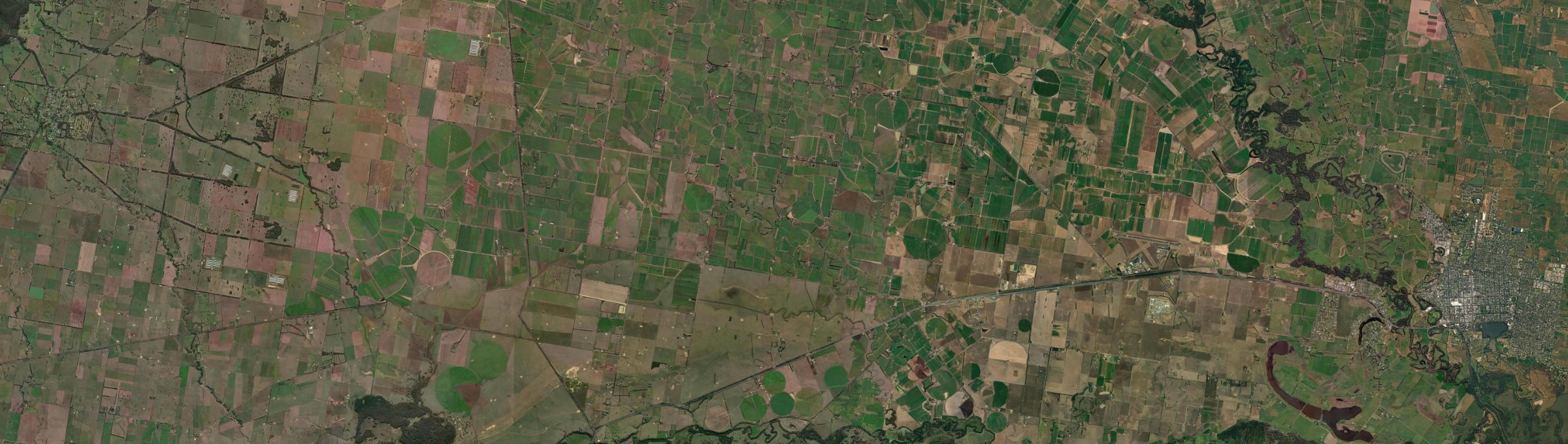 Aerial view of Nambrok, VIC