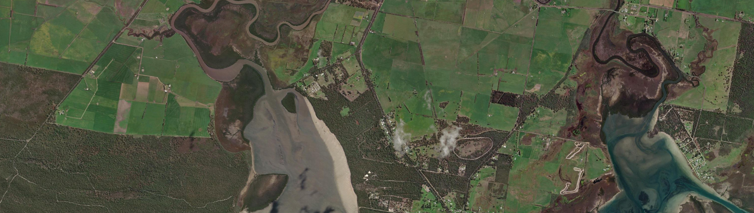 Aerial view of Langsborough, VIC