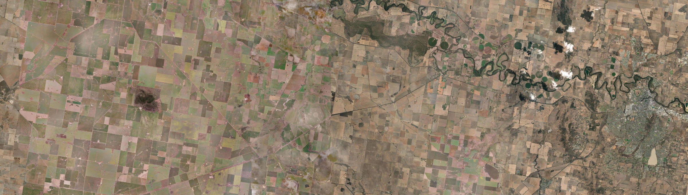 Aerial view of Brookdale (NSW), NSW