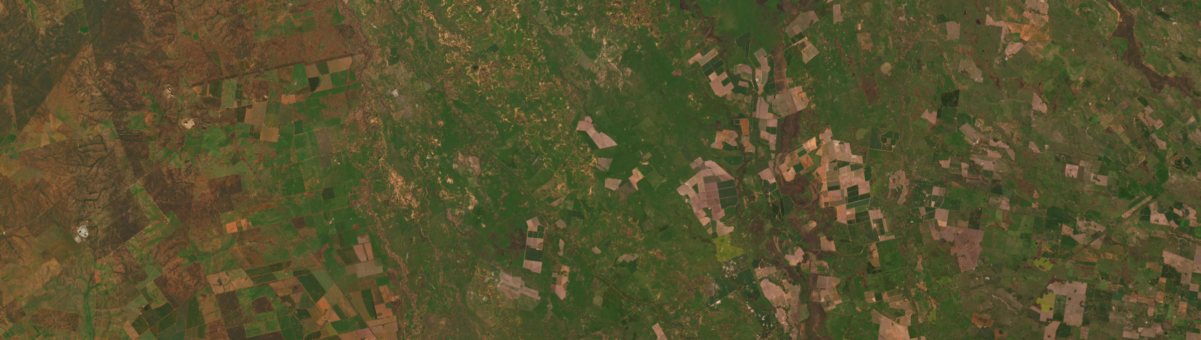 Aerial view of Canonba, NSW