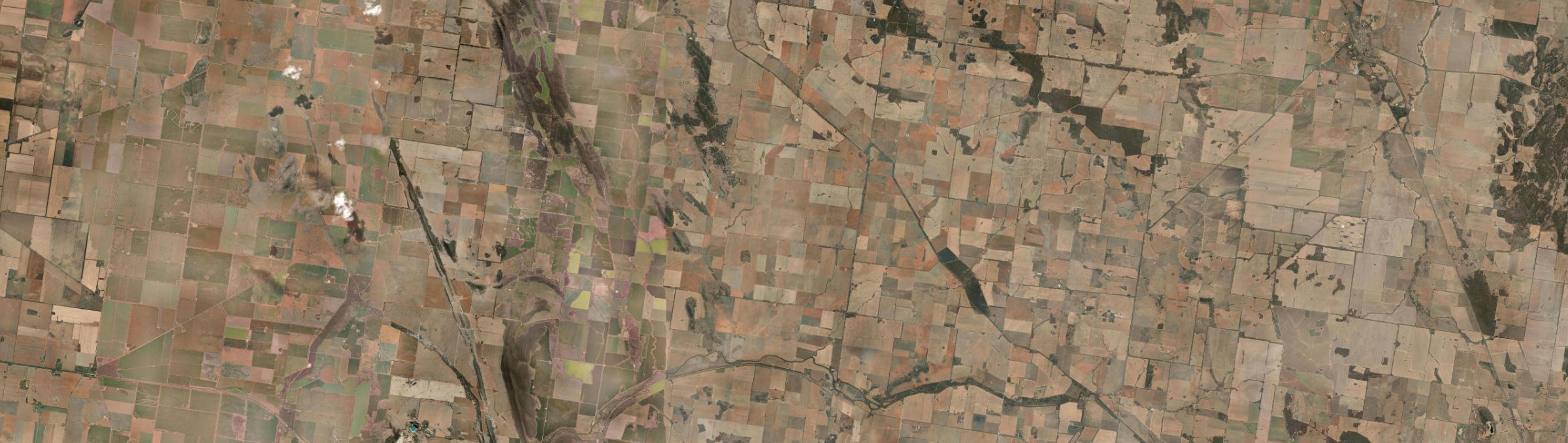 Aerial view of Mirrool, NSW