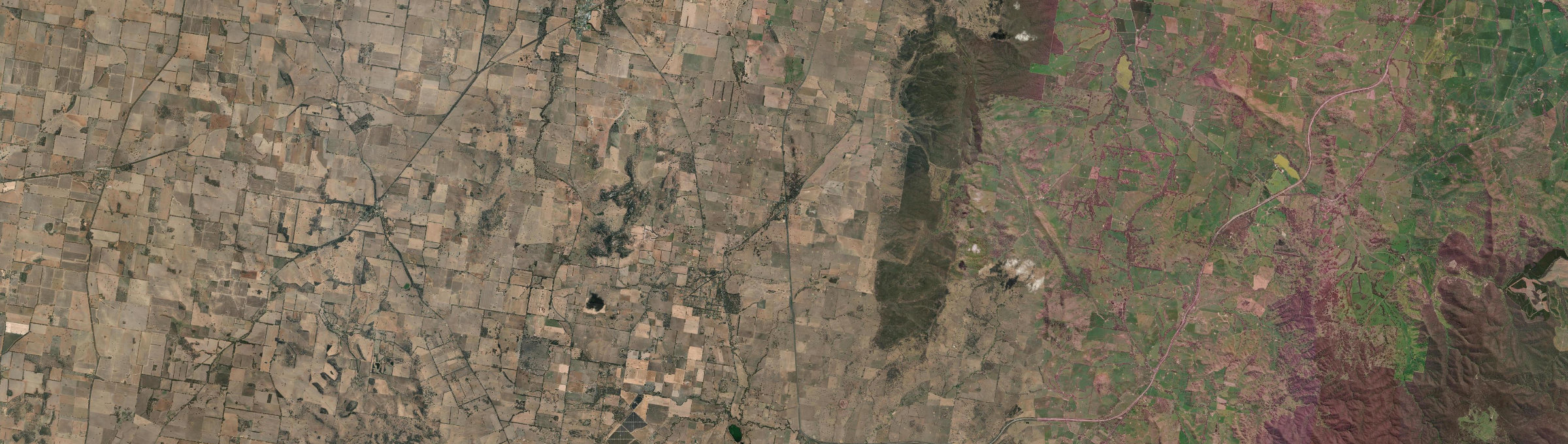Aerial view of Gerogery, NSW