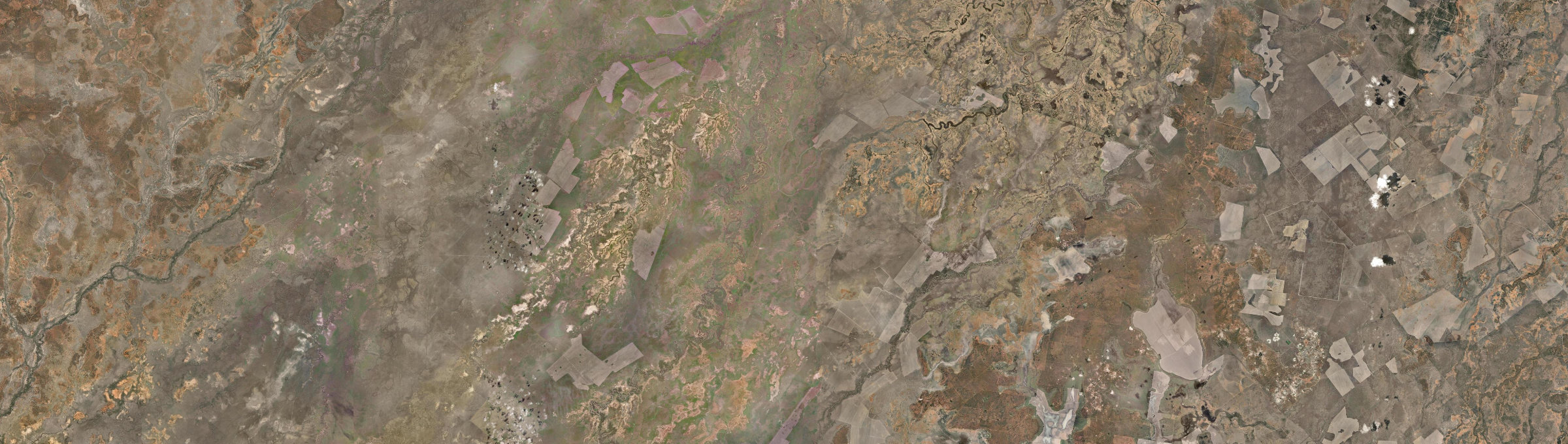 Aerial view of Goodooga, NSW