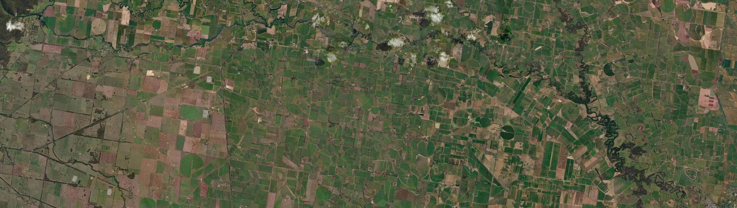 Aerial view of Denison, VIC