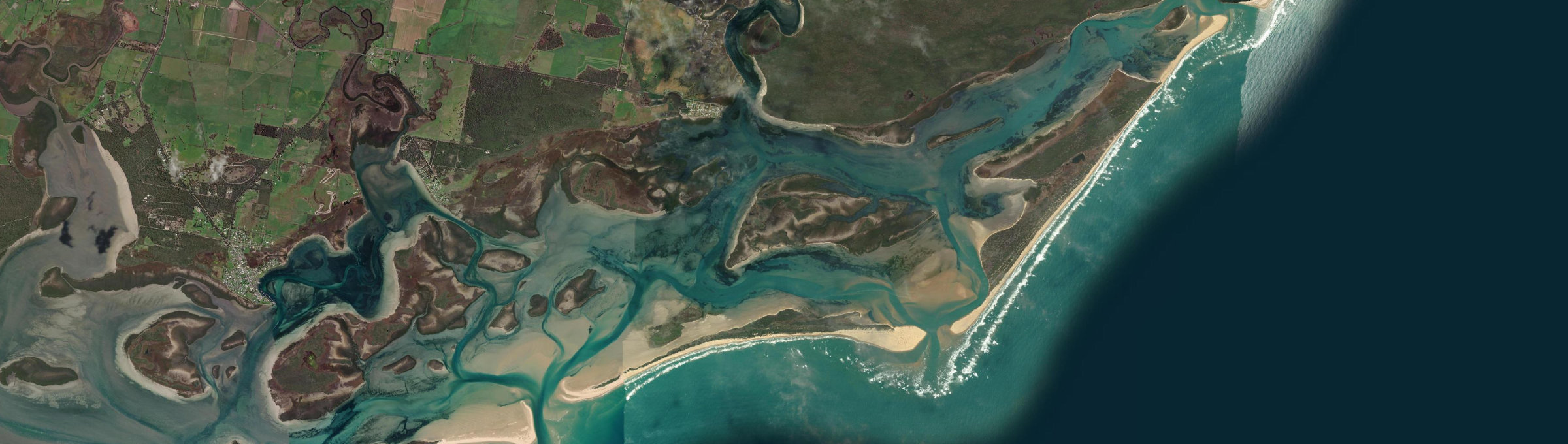 Aerial view of Manns Beach, VIC