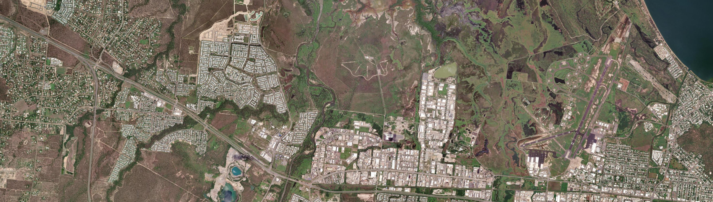 Aerial view of Bohle, QLD
