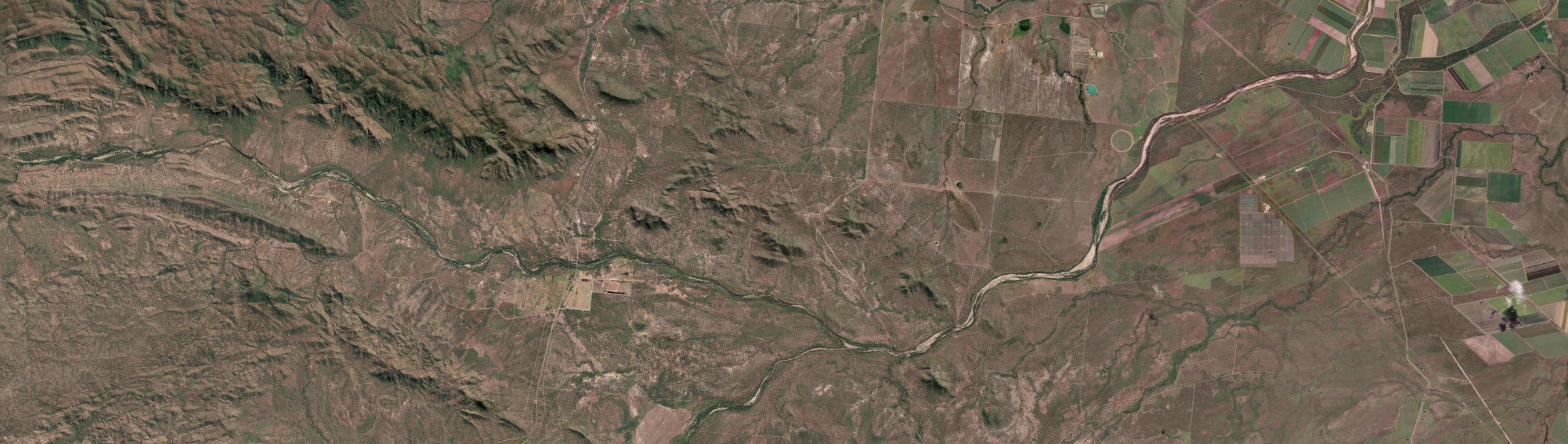 Aerial view of Reid River, QLD