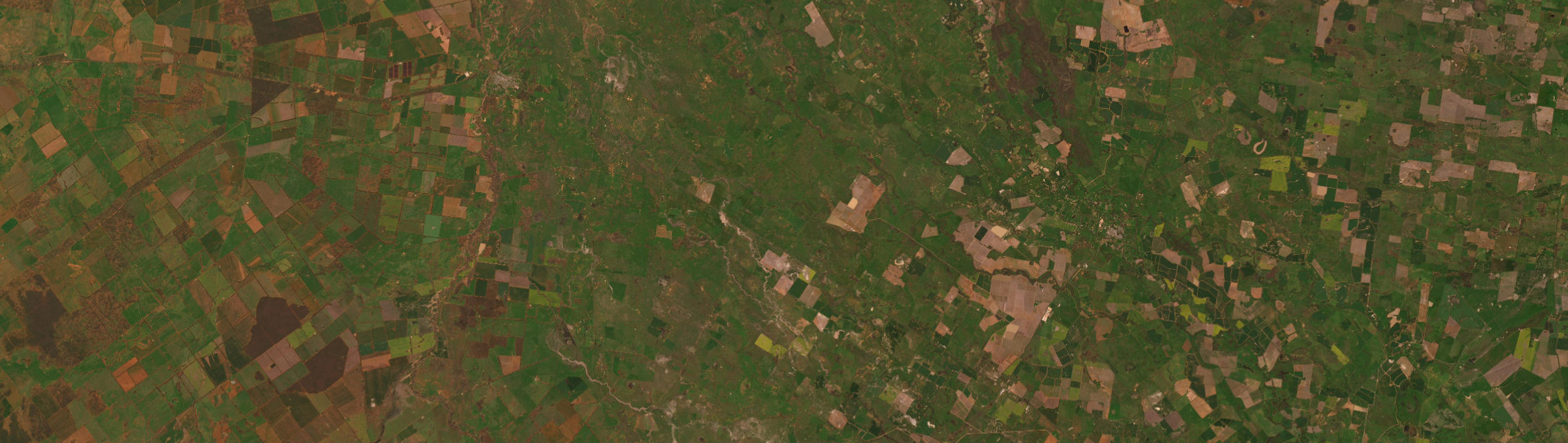 Aerial view of Mullengudgery, NSW