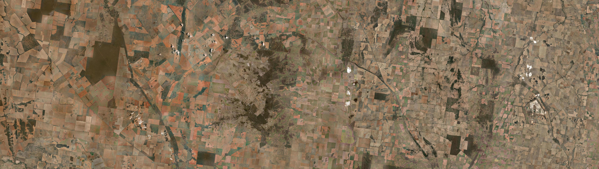 Aerial view of Fifield, NSW