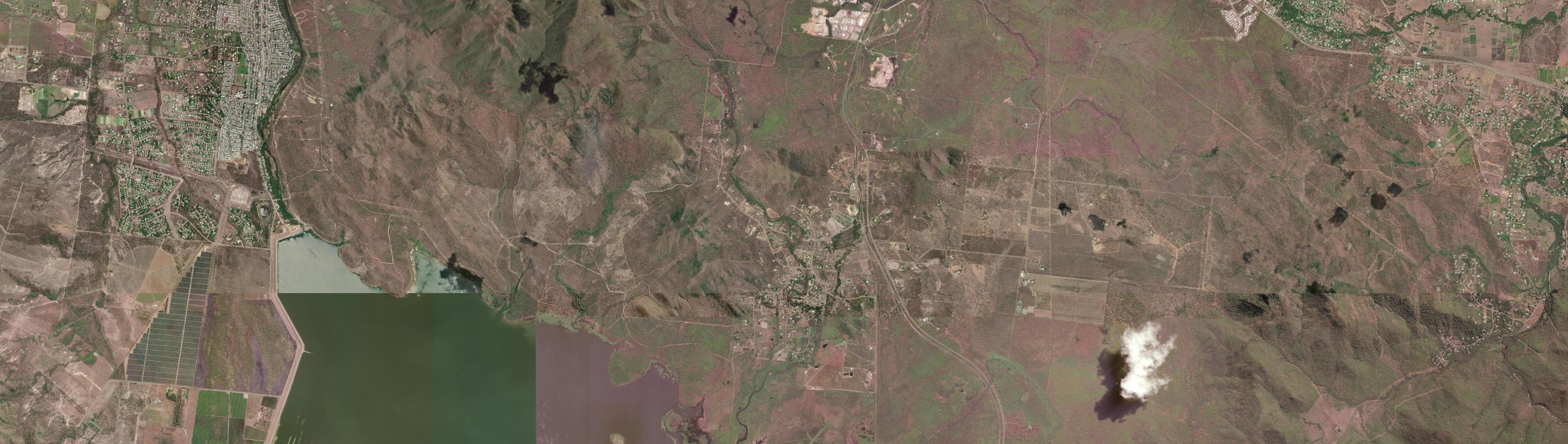 Aerial view of Oak Valley (Qld), QLD